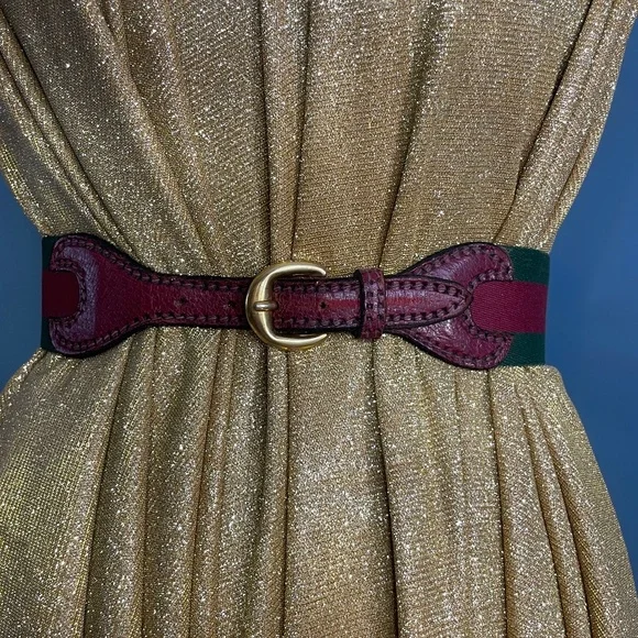 Gucci Belt Extremely Rare 1930s Vintage GUCCI Black Leather GG 30mm Belt 75 30 – Fashion Reloved main image 3